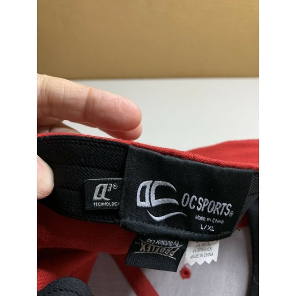 Embroidered Baseball Player Logo Raised OC Sports Froflex Q3 Tech EUC L/XL Flag - Picture 7 of 9